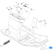 KÄRCHER Professional Ersatzteile Kehrmaschinen KM 120/150 R Bp Pack Cockpit 1.511-105.0
