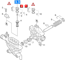 KÄRCHER Professional Ersatzteile Hochdruckreiniger Heisswasser HDS 501 C 1.272-106.0 Kolben