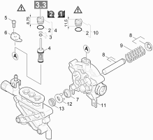 KÄRCHER Professional Ersatzteile Hochdruckreiniger Heisswasser HDS 450 CI    EU 1.289-101.0 Kolben