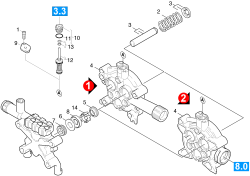 KÄRCHER Professional Ersatzteile Hochdruckreiniger Heisswasser HDS 501 C       EU 1.272-101.0 Kolben