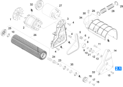 KÄRCHER Professional Ersatzteile Bodenreiniger BR 40/25 C Bp Pack  EU 1.515-301.0 Buerstenkopf BR