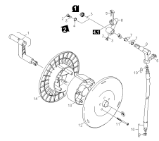 KÄRCHER Professional Ersatzteile Hochdruckreiniger Kaltwasser HD 10/21 -4SX PLUSEU-I 1.286-324.0 Schlauchtrommel