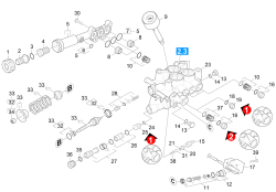 KÄRCHER Professional Ersatzteile Hochdruckreiniger Kaltwasser HD 9/19MX  Plus  EU-I 1.524-311.0 Zylinderkopf