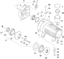 KÄRCHER Professional Ersatzteile Hochdruckreiniger Heisswasser HDS 4.5/22 -4M Ea 1.027-354.0 Motor