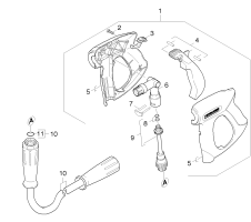 KÄRCHER Professional Ersatzteile Hochdruckreiniger Heisswasser HDS 4.0/20 -4M Ea 1.027-352.0 Handspritzpistole