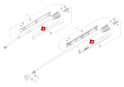 KÄRCHER Professional Ersatzteile Hochdruckreiniger Kaltwasser HD 7/18-4M   EU-II 1.524-209.0 Strahlrohr
