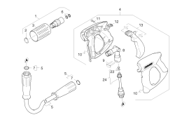 KÄRCHER Professional Ersatzteile Hochdruckreiniger Kaltwasser HD 3.5/30 -4S Ea 1.286-110.0 Handspritzpistole