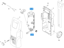 KÄRCHER Ersatzteile Hochdruckreiniger K 2.54M EPC *EU 1.671-400.0-A Gehaeuse
