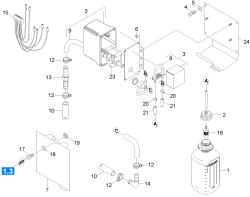 KÄRCHER Professional Ersatzteile Bodenreiniger B 140 R Bp Dose 1.246-010.0 Dosiereinheit Chemie