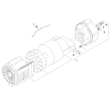 KÄRCHER Professional Ersatzteile Sauger CV 38/1 Professional EU 1.435-107.0 Saugturbine