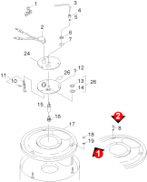 KÄRCHER Professional Ersatzteile Hochdruckreiniger Heisswasser HDS 5.0/30 1.028-342.0 Brennerdeckel
