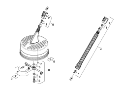 KÄRCHER Ersatzteile Hochdruckreiniger K 2 CAR & HOME T150 *EU 1.673-225.0-B Flaechenreiniger T 50