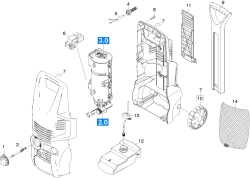 KÄRCHER Ersatzteile Hochdruckreiniger K 2.59 M EPC *EU 1.672-400.0-A Gehaeuse
