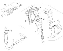 KÄRCHER Professional Ersatzteile Hochdruckreiniger Kaltwasser HD 9/20 -4M EU-I 1.524-401.0 Handspritzpistole