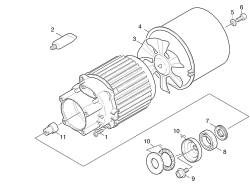 KÄRCHER Ersatzteile Hochdruckreiniger K 3.96 M 1.636-105.0-A Motor