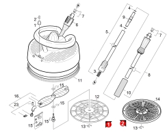 KÄRCHER Ersatzteile Hochdruckreiniger K 4.91MD PLUS T250*EU 1.636-732.0-B Flaechenreiniger