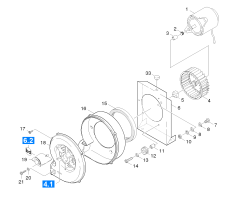 KÄRCHER Professional Ersatzteile Hochdruckreiniger Heisswasser HDS 12/14 -4 ST Eco 1110x565x700 2.699-002.0 Geblaese