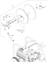 KÄRCHER Professional Ersatzteile Hochdruckreiniger Kaltwasser HD 22/15-4 CAGE EU-I 1.367-120.0 Schlauchtrommel