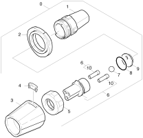 KÄRCHER Professional Ersatzteile Hochdruckreiniger Kaltwasser HD 6/16 - 4M  EU 1.524-100.0 Düse
