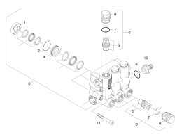 KÄRCHER Professional Ersatzteile Hochdruckreiniger Kaltwasser HD 17/20-4 CAGEEU-I 1.367-130.0 Zylinderkopf