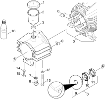 KÄRCHER Professional Ersatzteile Hochdruckreiniger Kaltwasser HD 1000 SI  EU 1.924-111.0 Antrieb