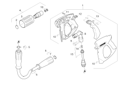 KÄRCHER Professional Ersatzteile Hochdruckreiniger Heisswasser WMTEC HD 700 1.025-352.0 Handspritzpistole