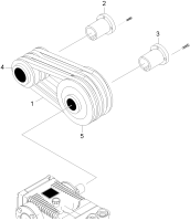 KÄRCHER Professional Ersatzteile Hochdruckreiniger Kaltwasser HD 11/35 Ec Cage 1.367-201.0 Antrieb
