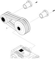 KÄRCHER Professional Ersatzteile Hochdruckreiniger Kaltwasser HD 10/35 P B 1.810-203.0 Antrieb