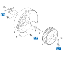 KÄRCHER Professional Ersatzteile Hochdruckreiniger Heisswasser HDS 3.0/20C Ea 1.170-612.0 Geblaese