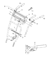 KÄRCHER Professional Ersatzteile Schneefraesen STH 5.56 W  Schubbuegel Griff 1.335-101.0