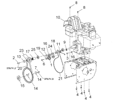 KÄRCHER Professional Ersatzteile Schneefraesen STH 5.56 W  Motor Antrieb 1.335-101.0