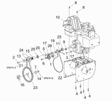 KÄRCHER Professional Ersatzteile Schneefraesen STH 8.66 W  Motor Antrieb 1.335-201.0