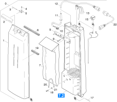 KÄRCHER Professional Ersatzteile Bodenreiniger BD 53 1100 EU 1.291-120.0 Einzelteile
