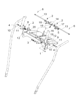 KÄRCHER Professional Ersatzteile Schneefraesen STH 10.66 W Crt  Schubbuegel Griff