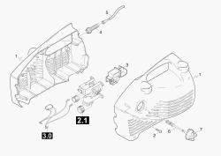 KÄRCHER Ersatzteile Hochdruckreiniger K 2.04 WB *EU 1.671-193.0-A Gehaeuse