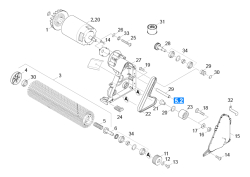 KÄRCHER Professional Ersatzteile Bodenreiniger Saber Compact 22 SP 1.533-165.0 Antrieb