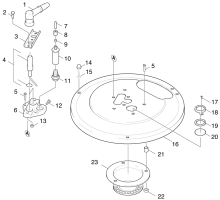 KÄRCHER Professional Ersatzteile Hochdruckreiniger Heisswasser HDS 13/24 Pe Cage 1.811-201.0 Brennerdeckel