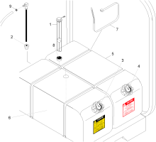 KÄRCHER Professional Ersatzteile Hochdruckreiniger Heisswasser HDS 13/24 Pe Cage 1.811-201.0 Tank