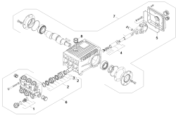 KÄRCHER Professional Ersatzteile Hochdruckreiniger Heisswasser HDS 13/24 Pe Cage 1.811-201.0 Kolben