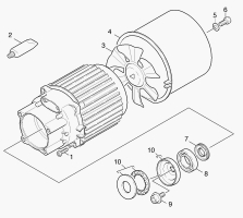 KÄRCHER Ersatzteile Hochdruckreiniger K 5.93M *EU 1.630-200.0-A Motor