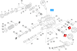 KÄRCHER Professional Ersatzteile Hochdruckreiniger Kaltwasser HD 3.8/22-4M Eb 1.524-202.0 Zylinderkopf