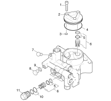 KÄRCHER Professional Ersatzteile Hochdruckreiniger Kaltwasser HD 6/15 -4ST    EU 1.374-203.0 Ventile
