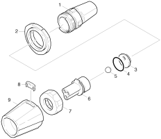 KÄRCHER Professional Ersatzteile Hochdruckreiniger Kaltwasser HD 6/15 -4ST    EU 1.374-203.0 Düse