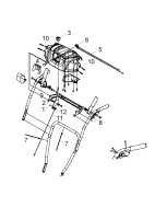 KÄRCHER Professional Ersatzteile Schneefraesen STH 8.66 W  Schubbuegel Griff 1.335-201.0