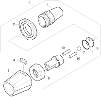 KÄRCHER Professional Ersatzteile Hochdruckreiniger Kaltwasser C 2300 HOSE REELEU 1.951-881.0 Düse