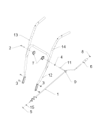 KÄRCHER Professional Ersatzteile Schneefraesen STH 8.66 W  Schubbuegel Kurbel 1.335-201.0
