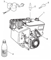 KÄRCHER Professional Ersatzteile Schneefraesen STH 8.66 W  Motor Einzelteile 1.335-201.0