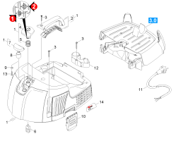 KÄRCHER Professional Ersatzteile Sauger ISS 35 1.184-811.0 Haube Einzelteile