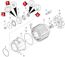KÄRCHER Ersatzteile Hochdruckreiniger K 5.85M PLUS 1.396-703.0-A Motor