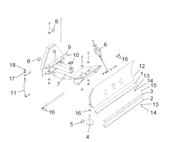 KÄRCHER Professional Ersatzteile Kehrmaschinen ABS Winterkit ICC1  Einzelteile Schneeschieber 2.641-581.0